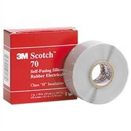 Pinpoint Abrasive  Scotch Self-Fusing Silicone Rubber Electrical Tape1 in. x 30 ft.Sky Blue Gray PI447670